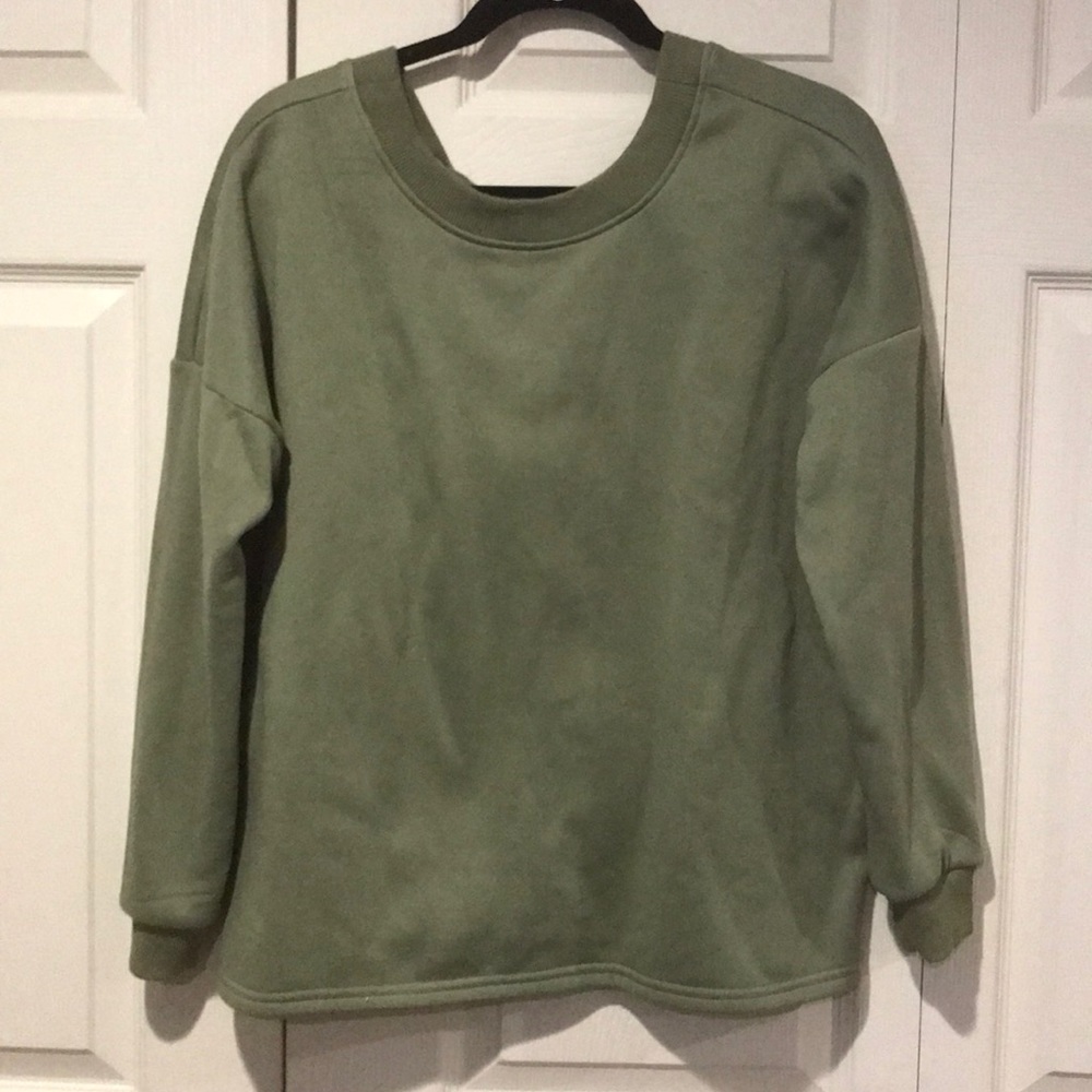 Green sweater